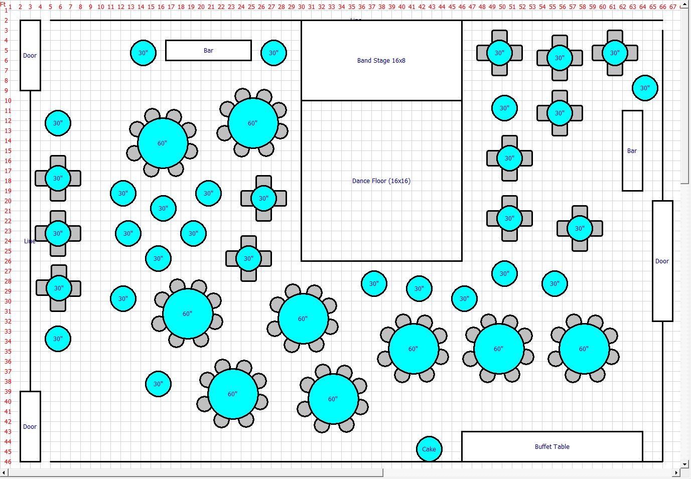 Backyard Wedding Table Layout Tools Arrange Tab Tips To Seat Your